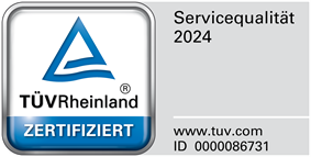 A.S.B. Veronelli ist von TÜV Rheinland zertifiziert Bild mit Zertifikat von TÜV-Rheinland